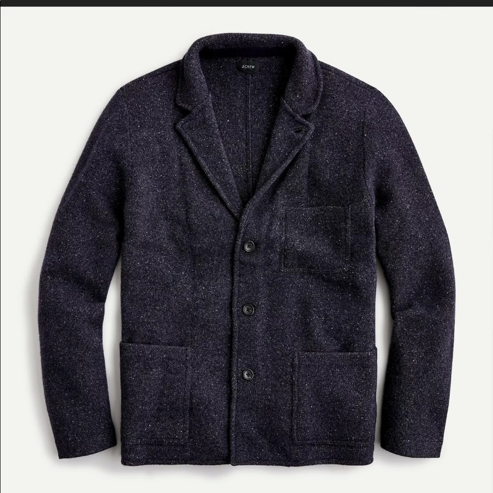 J.CREW Navy Merino Cardigan New W/O tags